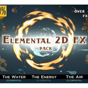 Elemental 2D FX pack [300 elements] v.05 9673890
