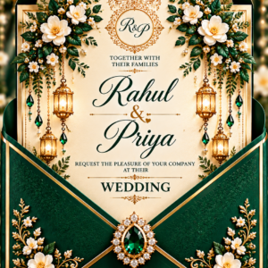 Premium Digital Wedding Card
