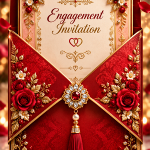 Engagement Digital Invitation Card