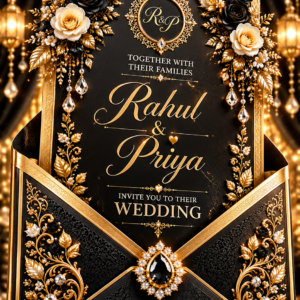 Wedding Invitation digital Card
