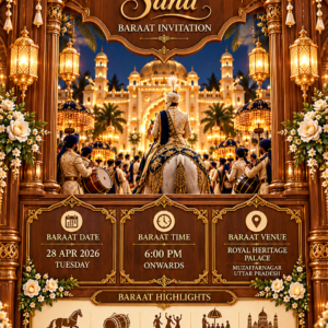 Luxury Digital Wedding Card