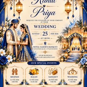 Luxury Digital Wedding Card